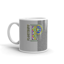 Load image into Gallery viewer, White glossy mug - SNAKEEYES PGRAY
