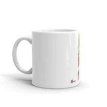 Load image into Gallery viewer, White glossy mug - KITTEN DINNER