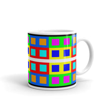 Load image into Gallery viewer, White glossy mug SQ01 X4 PTTRN