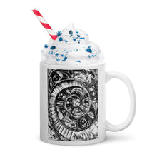 Load image into Gallery viewer, White glossy mug - STAIR DOWN TIME