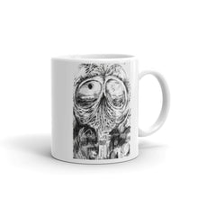 Load image into Gallery viewer, White glossy mug - Torus Grizzle