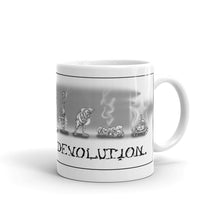 Load image into Gallery viewer, White glossy mug - Aquatic Ape Devolution