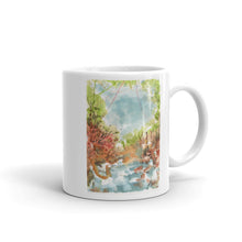 Load image into Gallery viewer, White glossy mug - JUNGLE RIVER RAPIDS