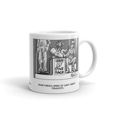 Load image into Gallery viewer, White glossy mug - SPACE FORCE RACE