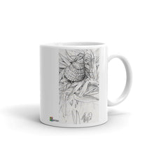 Load image into Gallery viewer, White glossy mug - HERMIT IN THE GRASS