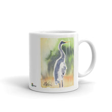 Load image into Gallery viewer, White glossy mug - HERON