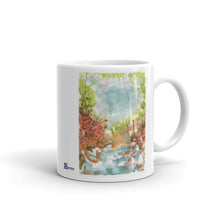 Load image into Gallery viewer, White glossy mug - JUNGLE RIVER RAPIDS