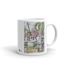 Load image into Gallery viewer, White glossy mug - Tropical Resting