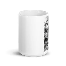 Load image into Gallery viewer, White glossy mug - Torus Grizzle