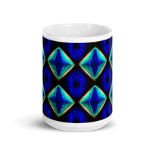Load image into Gallery viewer, White glossy mug - Rainbow Blue