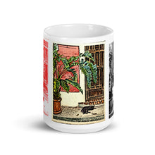 Load image into Gallery viewer, White glossy mug - CAT PALM