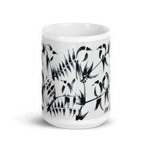 Load image into Gallery viewer, White glossy mug - BIRDS