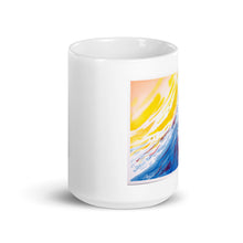Load image into Gallery viewer, White glossy mug - MOUNTAIN WAVE