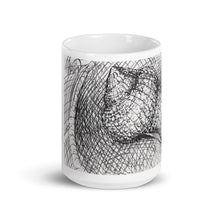 Load image into Gallery viewer, White glossy mug - HERMIT