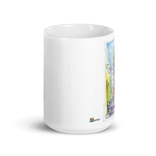 Load image into Gallery viewer, White glossy mug - HOLIDAY LIGHTS