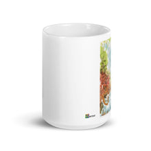 Load image into Gallery viewer, White glossy mug - JUNGLE RIVER RAPIDS
