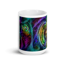 Load image into Gallery viewer, White glossy mug - GALACTIC APPLE