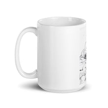 Load image into Gallery viewer, White glossy mug - MECHANICAL CLOUD