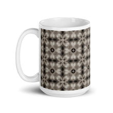 Load image into Gallery viewer, White glossy mug - WICKER FLOWER