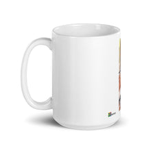 Load image into Gallery viewer, White glossy mug - KITTEN DINNER