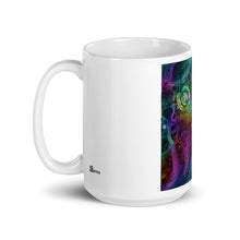 Load image into Gallery viewer, White glossy mug - GALACTIC APPLE