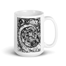 Load image into Gallery viewer, White glossy mug - STAIR DOWN TIME