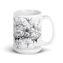 Load image into Gallery viewer, White glossy mug - MECHANICAL CLOUD