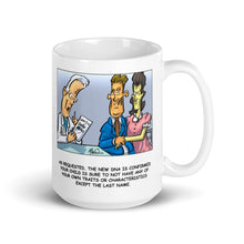 Load image into Gallery viewer, White glossy mug - DNA Menu