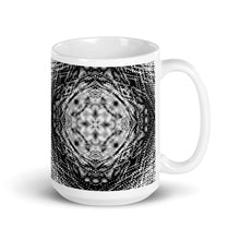 Load image into Gallery viewer, White glossy mug - SCRIBBLE FLOWER sm