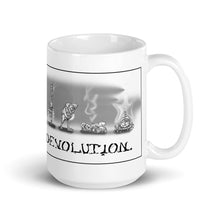 Load image into Gallery viewer, White glossy mug - Aquatic Ape Devolution