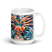 Load image into Gallery viewer, White glossy mug - PARADE MASK