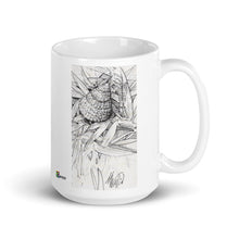 Load image into Gallery viewer, White glossy mug - HERMIT IN THE GRASS