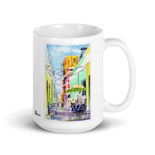 Load image into Gallery viewer, White glossy mug - HOLIDAY LIGHTS