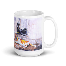 Load image into Gallery viewer, White glossy mug - CATS NAP