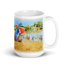 Load image into Gallery viewer, White glossy mug - Beach Umbrella