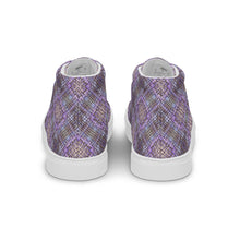 Load image into Gallery viewer, Women’s high top canvas shoes - PILLARS VIOLET