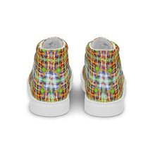 Load image into Gallery viewer, Women’s high top canvas shoes - CITY LIGHTS