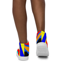 Load image into Gallery viewer, Women’s high top canvas shoes - SQA13-S1