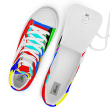 Load image into Gallery viewer, Women’s high top canvas shoes - SQA10-V1