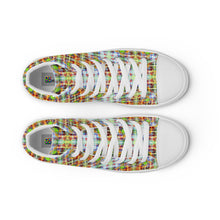 Load image into Gallery viewer, Women’s high top canvas shoes - CITY LIGHTS