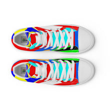Load image into Gallery viewer, Women’s high top canvas shoes - SQA10-V1