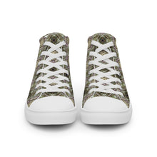 Load image into Gallery viewer, Women’s high top canvas shoes - KHAKI PLUSH