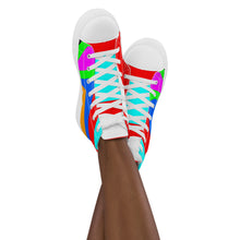Load image into Gallery viewer, Women’s high top canvas shoes - SQA11-S1