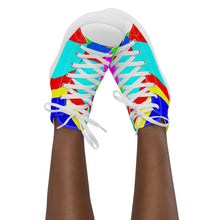 Load image into Gallery viewer, Women’s high top canvas shoes - SQA16-S1