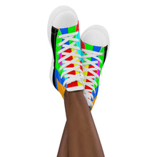 Load image into Gallery viewer, Women’s high top canvas shoes - SQA1-V1