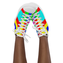 Load image into Gallery viewer, Women’s high top canvas shoes - SQA1-V1