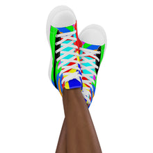 Load image into Gallery viewer, Women’s high top canvas shoes - SQA3-V1