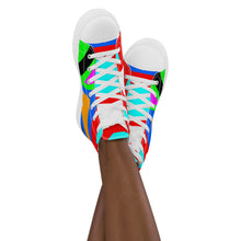 Load image into Gallery viewer, Women’s high top canvas shoes - SQA11-V1