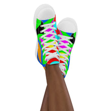Load image into Gallery viewer, Women’s high top canvas shoes - SQA15-V1
