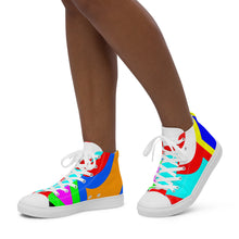 Load image into Gallery viewer, Women’s high top canvas shoes - SQA5-S1